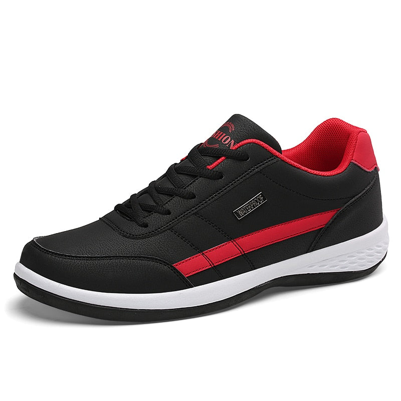 Men leather sneakers shoes